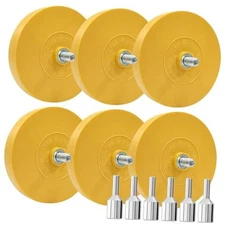 Rubber Eraser Wheel Decal Remover Stripe Off Wheel,Pinstripe,Adhesive 2