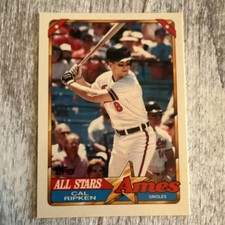 Topps 1990 Ames All Stars Cal Ripken #15 Baltimore Orioles Baseball Card