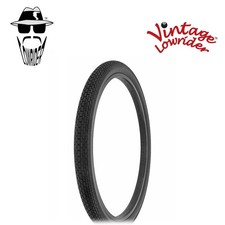 VINTAGE LOWRIDER BICYCLE SEMI-SLICK TIRE 26" X 2.125" SMALL BRICK TREAD BLACK