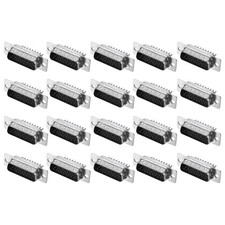 D-sub Connector DB26 Male Socket 26-pin 3-Row Male Serial Port Pack of 20