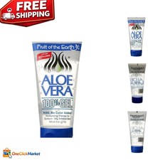 100 Aloe Vera Gel - 6oz for Effective Relief from Dry, Irritated Skin