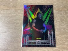 2025 Topps Finest WWE Faarooq Uncommon Red Black Vapor Refractor /15 SSP