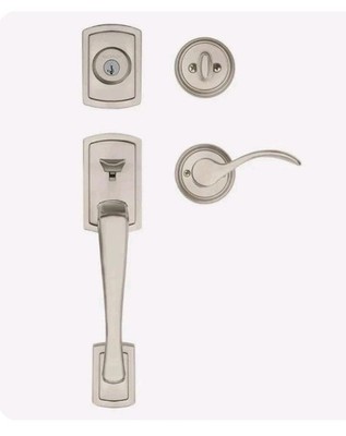 Baldwin Prestige Nautica Satin Nickel Handleset Tobin Lever 