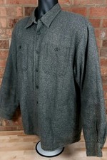 Wrangler Authentics Mens XL Long Sleeve Sherpa Lined Gray Shirt Jacket