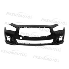 Front Bumper Cover Fascia Unfold For Infiniti Q50 2014 2015 2016 2017 620224hd0h
