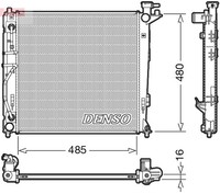 MotorküHler WasserküHler Denso DRM41007 FüR EL Hyundai Sportage ELH LM KIA Ix35
