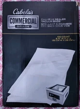 Cabela's Commercial Grade Vacuum Bags • 100 Piece • 8.6W” X 11H” • Food Storage