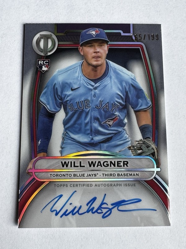 2025 Topps Tribute - Tribute Autographs Will Wagner #TA-WW /165/199 (AU, RC)