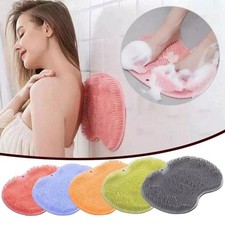 Foot Back Scrubber Exfoliating Silicone Massager Pad Cleaning Mat Bath Shower US