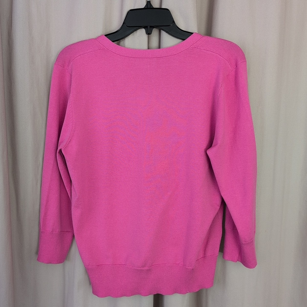 New Pendleton Size L Pink Silk Blend Sweater w/ Tags Spring Summer