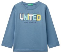 T-Shirt United Colors of Benetton M/L, Blau, Baumwolle, Modell 1 Jahr