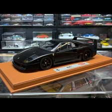 BBR 1:18 Ferrari F40 Diecast Full-Open Model-Matte Black/Green/Red/White 4-Color