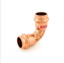 Conex MaxiPro 1.3/8" Press Fit 90 Degree Bend Elbow, Copper, ACR Pipe Fitting