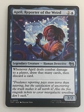 April, Reporter Of The Weird Budget Commander...