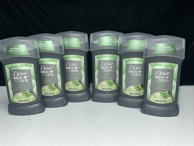 PACK OF 6 Dove Men + Care MINT MOJITO 72H Deodorant Aluminum Free 3.0oz each
