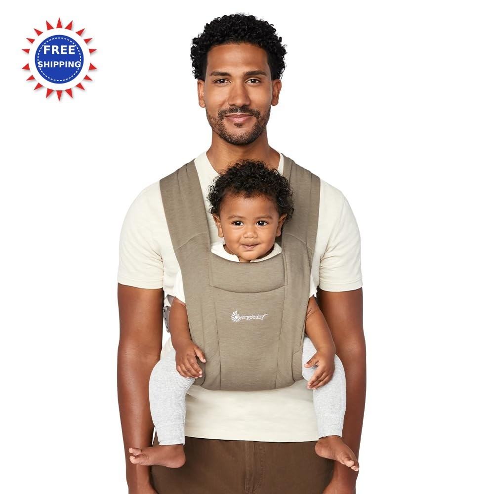 Ergobaby Embrace Baby Carrier Newborn to Toddler Lightweight