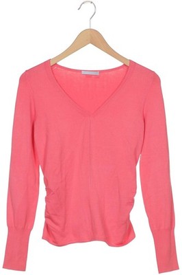 Strenesse Pullover Damen Strickpullover Strick Pink Oberteil Gr. EU 36 Seide Bau