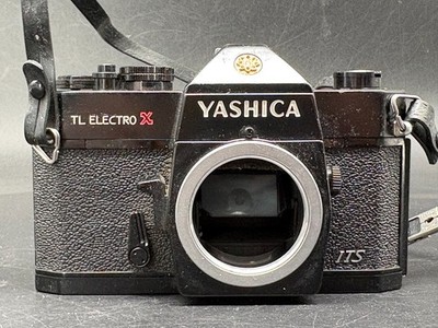 Yashica TL-Electro X ITS Gehäuse Body Spiegelreflexkamera SLR Kamera Schwarz