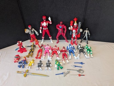 Power Rangers Bandai Action Figure Accessory Mix Lot 28 PC