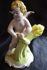 DRESDEN ORIGINAL KARL KLETTE HAND PAINTED PORCELAIN CHERUB
