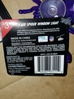 🆕 (6) Halloween LED Window Light with Suction Purple Spider. Battery Operated — photo 2