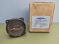 Smiths Aircraft Instruments 6A/713 Rate Of Climb Indicator 1944