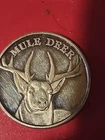 Mule Deer 1oz .999 Silver Round - Engravable Reverse