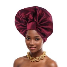 African Women Hijab Headtie Nigerian Auto Gele Wedding Party Hat Turban Aso Oke