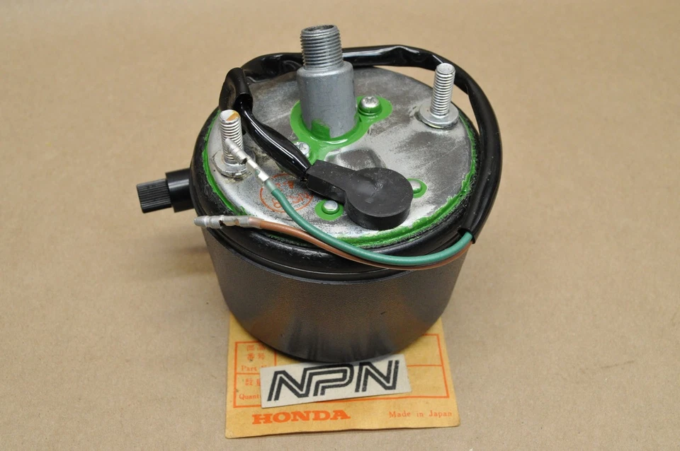 Nuevo de Lote Antiguo Honda 1976 XL250 XL350 Velocímetro MPH Odómetro Medidor de Viaje 37200-385-671 Foto 3 de 4