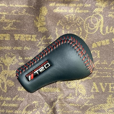 TRD Leather Shift Knob 5-Speed MT Red Stitch GR Genuine NEW JDM Toyota
