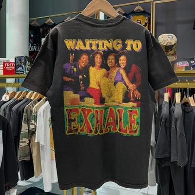 1995 Waiting To Exhale Whitney Houston Rap Rare T-Shirt Black S