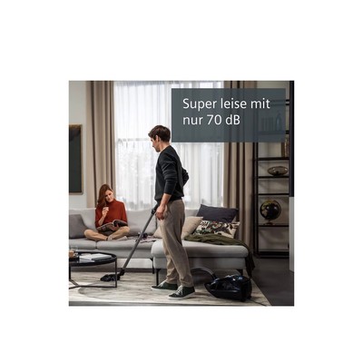 Siemens Staubsauger Mit Beutel VSQ5X1230 – 850 W, Extrem Leise, HEPA Filter Für Allergiker, 13 M Aktionsradius