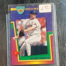 Roger Clemens Baseball Cards - Base Cards, Inserts, etc. - Listing 1 of 2!