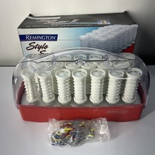 VTG Remington Style Setter II Heated Hot Rollers Hair Curlers Wax Core w/ Clips