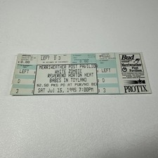 White Zombie Marriweather Post Pavilion Maryland Ticket Stub Vintage 7/15/1995