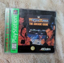 WWF WrestleMania: The Arcade Game PS1 (Sony PlayStation 1) CIB Complete Tested