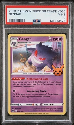 2023 POKEMON TRICK OR TRADE #066 GENGAR PSA 9