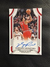 2024-25 National Treasures Derrick Rose Viewpoint On Card Auto # 21/24 Chicago