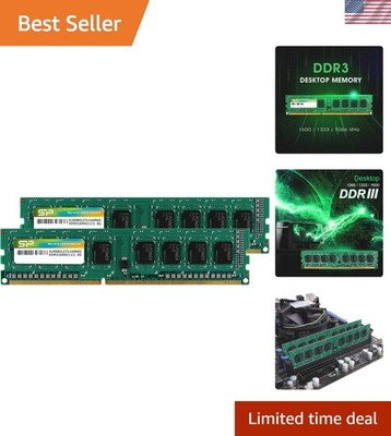Silicon Power 16GB 2 x 8GB 1600MHz PC3 12800 240-pin CL11 1.35V / 1.5V Unbuff...