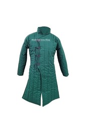 Medieval Arming Coat Thick Padded Cotton Gambeson Full Sleeve Jacket LARP Wear