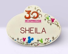 Tokyo Disney Resort - Membro del Cast - Distintivo Nome 30° Anniversario - "Sheila"