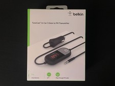 New Belkin TuneCast In-Car 3.5mm to FM Transmitter for Car Stereo