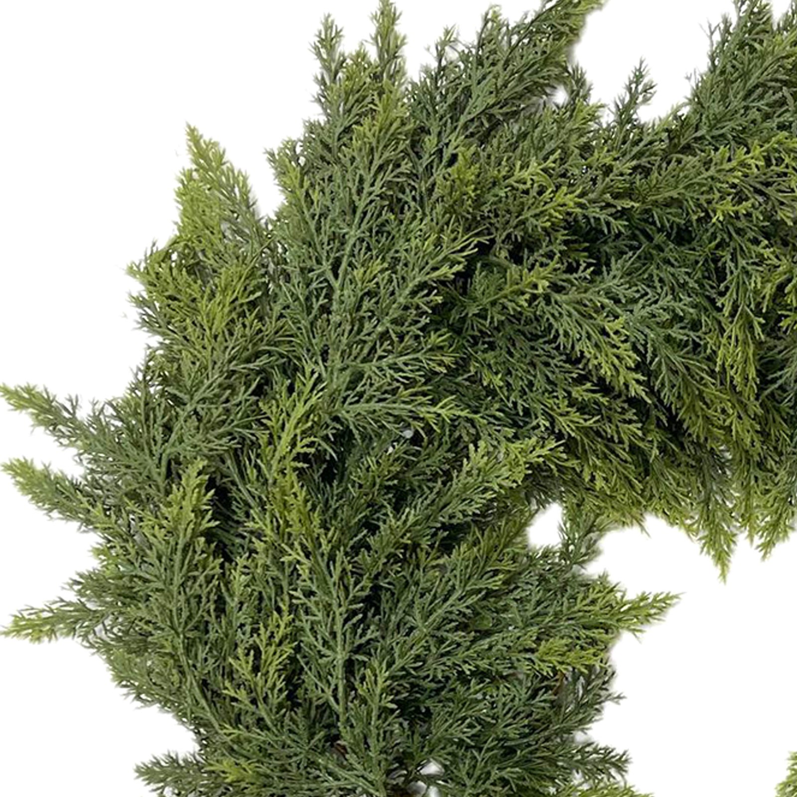 Artificial Cedar Garland PE Green Xmas Greenery Garland Wreath For Home Door