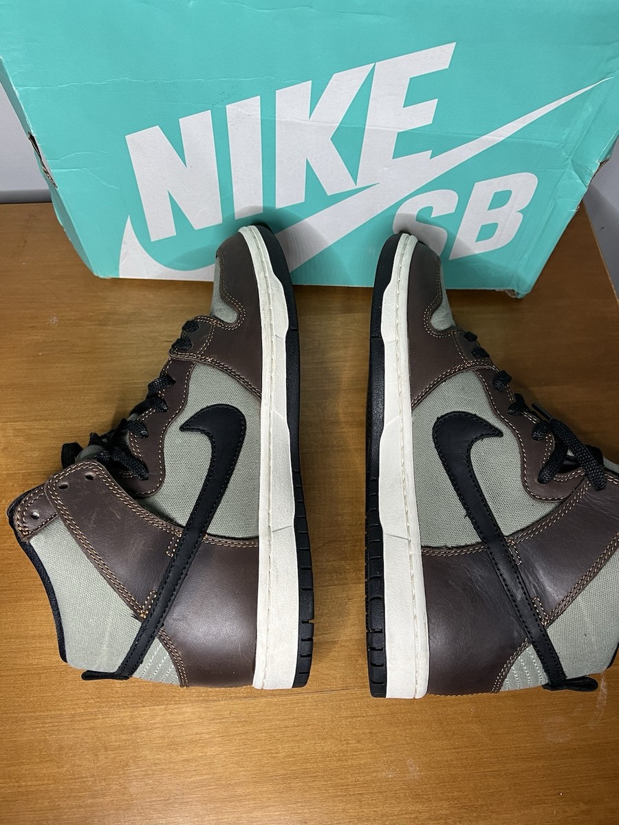 Nike SB Dunk High Baroque Brown Men's Size 8.5 BQ6826-201 | eBay