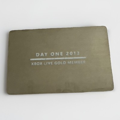 Xbox Live Gold Member - Day One 2013 Metal Card