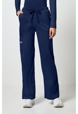 Scrubs Cherokee Workwear Drawstring Cargo Pant 4043 NAVW Navy Free Shipping