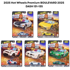 2025 Hot Wheels Premium Boulevard Mix 4 Case D Dash 131-135 Set of 5 - NEW
