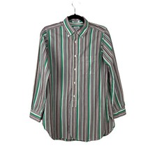 Engineered Garments Striped Long Sleeve Cotto...