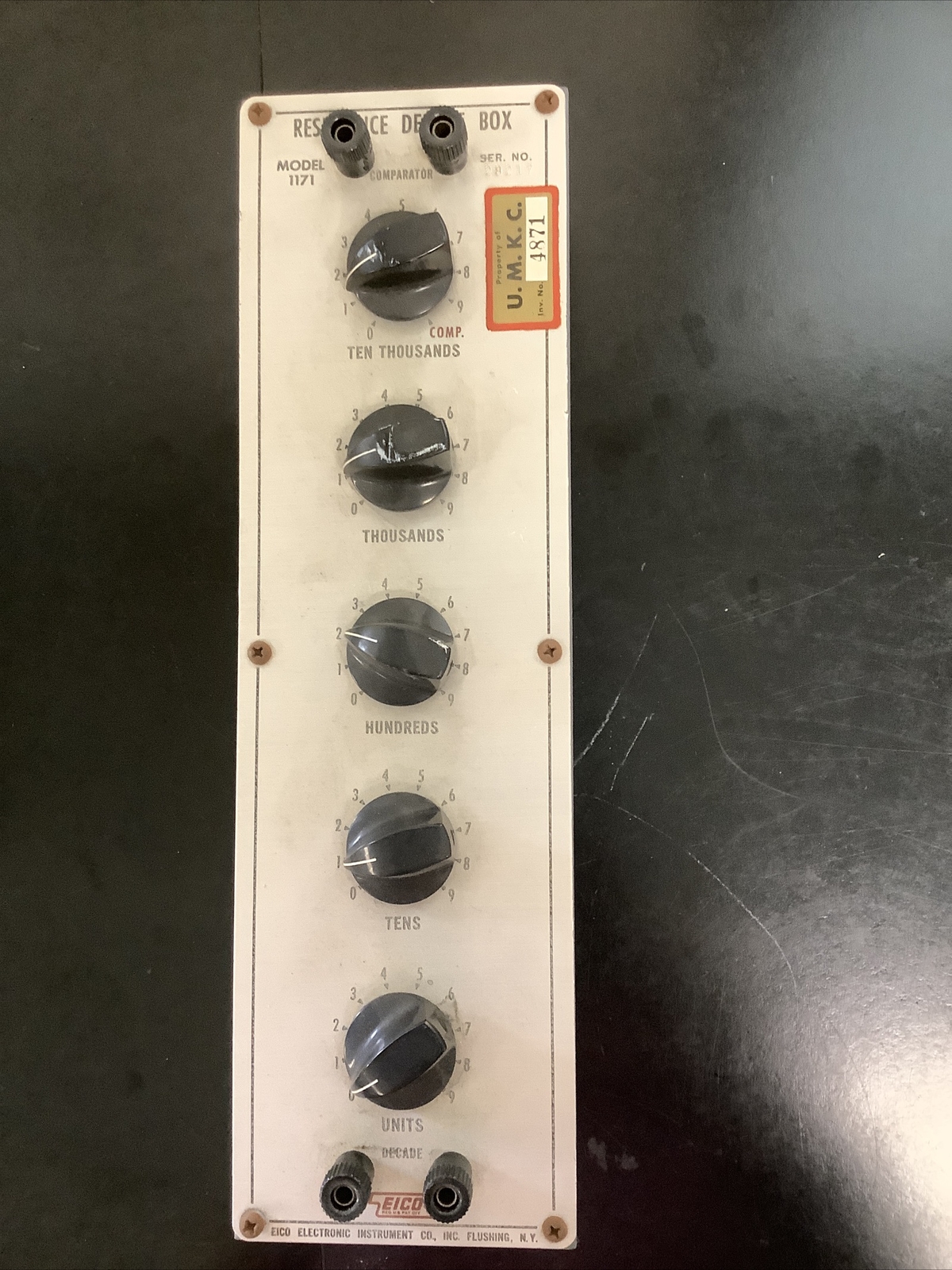 EICO Resistance Decade Box Model 1171 eBay