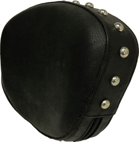 Universal Studded Contoured Backrest Pad for Driver's and Passenger Sissy Bar - Picture 2 of 2